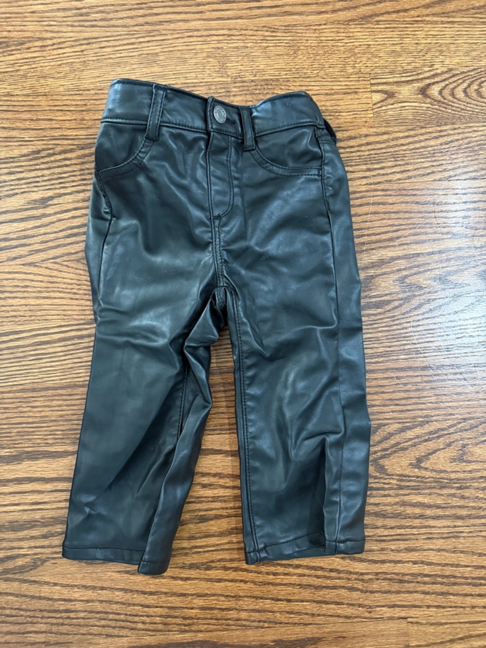 Baby Gap Kids Black Faux Leather Pants